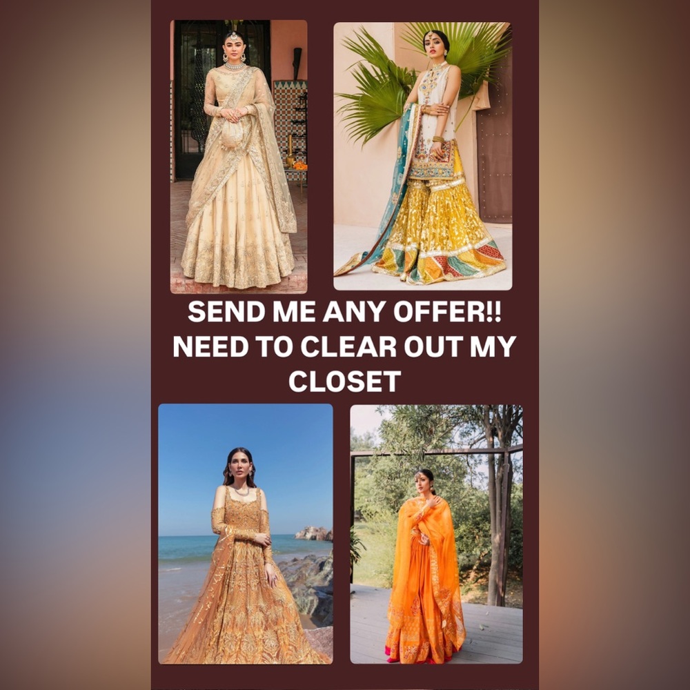 Pakistani Indian shalwar kameez suit gown dress